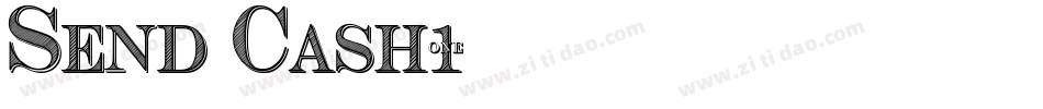 Send Cash字体转换
